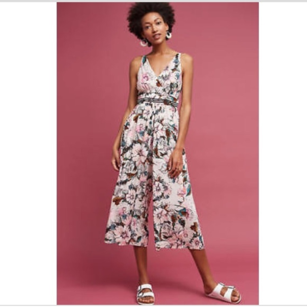ANTHROPOLOGIE FLORAL JUMPSUIT by TRACEY REESE